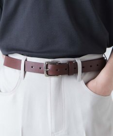 WEGO フェイクレザープレーンベルト