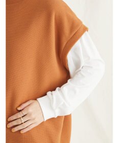 CRAFT STANDARD BOUTIQUE 起毛ワッフルレイヤード風プルオーバー