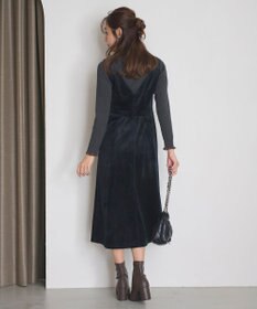 Feroux ベロア ジャンパースカート