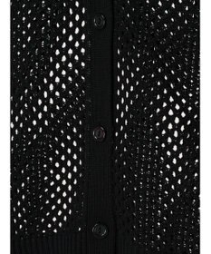 CRAFT STANDARD BOUTIQUE 配色メッシュニットカーディガン