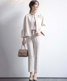 組曲 S 【KUMIKYOKU NAVY】ジョーゼットシフォン ブラウス