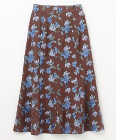 GRACE CONTINENTAL フラワー刺繍フレアスカート