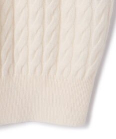 23区 【洗える】セミウーステッド ケーブル ニット