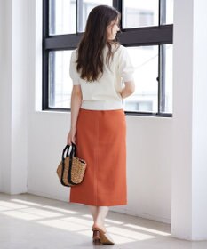 Feroux 【ご好評につき今季も登場！】チュールコンビパフスリーブ ニット