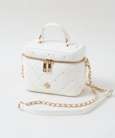 WEGO メタルパーツキルティングバニティショルダー