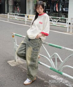 WEGO 【ユニセックス着用ITEM/MLサイズ展開】別注PEANUTSプリントT（SS）