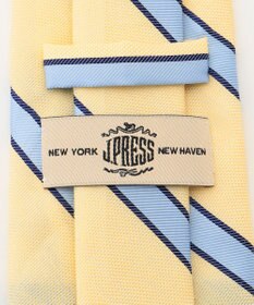J.PRESS MEN 【LINEN MIX COLLECTION】 レジメンタル ネクタイ