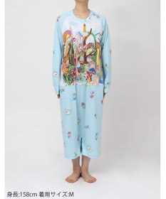 tsumori chisato SLEEP ツモリチサト ネグリジェ 綿100%(本体) スムース素材 長袖 ロング丈 ルームウエア レディース UNX589 /ワコール