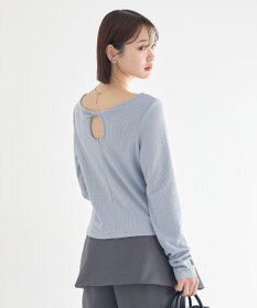 earth music&ecology 【前後2WAY】ツイストカットアウトプルオーバー