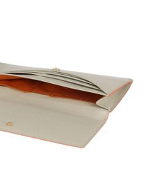 LANVIN en Bleu リム 被せ薄マチ長財布