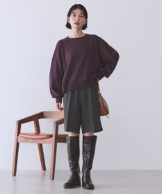 AMERICAN HOLIC 裏毛クロップドプルオーバー