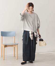 AMERICAN HOLIC 裏毛クロップドプルオーバー