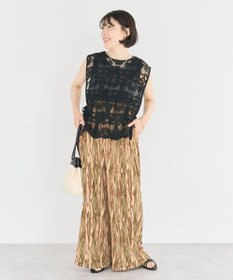 Green Parks シアーワイドパンツ