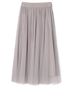 earth music&ecology チュールフレアスカート