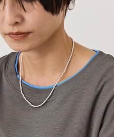 AMERICAN HOLIC スリムメタルビーズネックレス