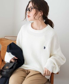 WEGO U.S. POLO ASSN.|別注畔編みニットプルオーバー