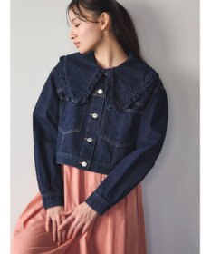 Green Parks ・Ｄｏｕｂｌｅ　Ｆｌａｇｓ　フリルカラーＧジャン