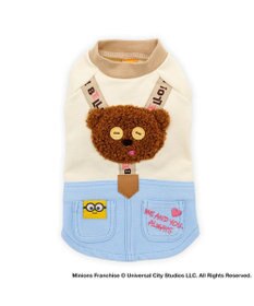 PET PARADISE ミニオン ティム サスペンダー風 トレーナー 小型犬