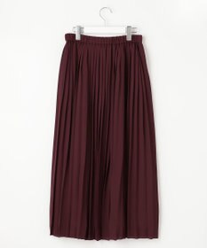 自由区 バックサテンアムンゼン プリーツスカート