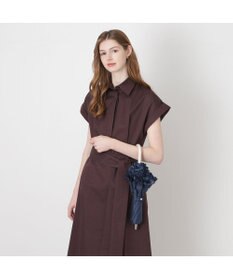 MOONBAT 【晴雨兼用折りたたみ日傘】ポール & ジョー (PAUL & JOE ACCESSOIRES) クリザンテームワンポイントフリル 一級遮光99.99% 遮熱 UV 晴雨兼用
