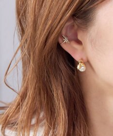 Phoebe 【限定セット】【金属アレルギー対応】ロマンティックスノーイヤリング&イヤーカフ