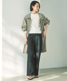 UNFILO 【UNFILO DENIM】撥水ストレッチ ワイドストレートデニム