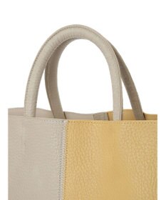 Green Parks ・ｃａｃｈｅ　ｃａｃｈｅ　バイカラーフェイクレザートート