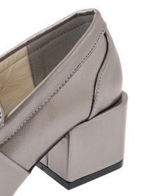 Green Parks ・ｒｉｃｈ　ｂｌｕｅ　ヒールローファー