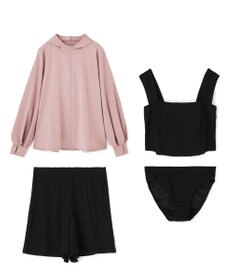 San-ai Resort（三愛水着楽園） 【WEB限定】ラッシュパーカー付き4点セット　9M・11L　【San-ai Resort（サンアイリゾート）】