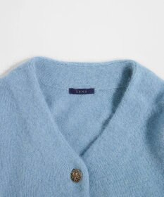 LENO BRUSHED CARDIGAN へアリーニットカーディガン