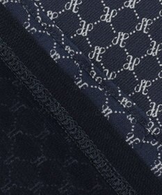 J.PRESS LADIES L モノグラムプリント ボウタイ風 カットソー