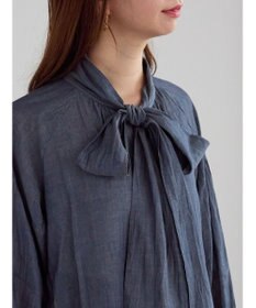 Te chichi シアーデニムボウタイブラウス