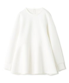 UNFILO BEAUTY FORM JERSEY ペプラム トップス