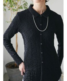 Green Parks AnriettMusee ふくれジャガードシャツ