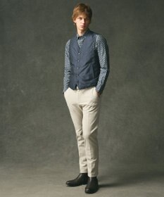 JOSEPH ABBOUD 【キングサイズ・柔らか】ファインパターンプリント シャツ