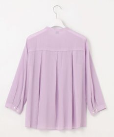 J.PRESS LADIES L 【洗える・速乾・接触冷感】リライムライトローン バックフレア ブラウス