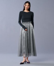 uncrave 【手洗い可】ブライトシャンブレー スカート（uncrave STANDARD）