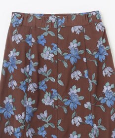 GRACE CONTINENTAL フラワー刺繍フレアスカート