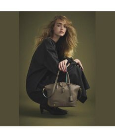 A.D.M.J. 【牛革】クラシックアニルブリロ/ノーブルファスナートート25cm(ショルダーストラップ付)