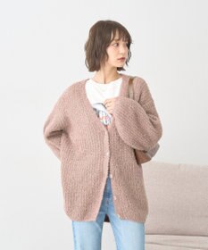 earth music&ecology スパンコールブークレカーディガン