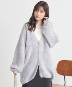 earth music&ecology スパンコールブークレカーディガン