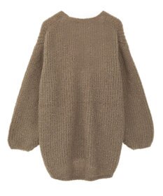 earth music&ecology スパンコールブークレカーディガン