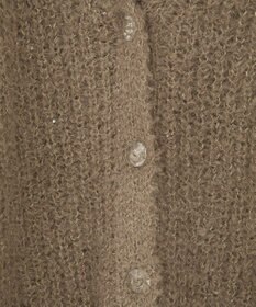 earth music&ecology スパンコールブークレカーディガン