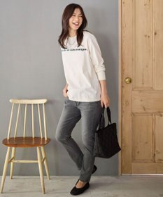 ANY 【洗濯機可】フロッキーロゴロングＴシャツ