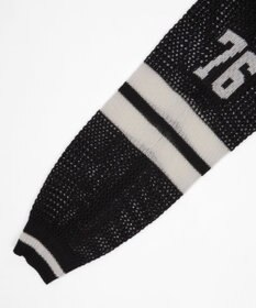 WEGO ナンバリングメッシュニットプルオーバー