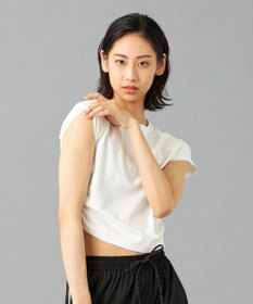 Chacott Chacott BALANCE HandsomeCotton サイドギャザーTシャツ