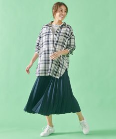 ANY ライトリネンクロスチュニックシャツ