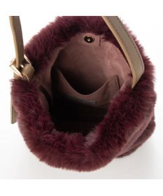 UNBILLION cachecache エコファーワンハンドルミニトートバッグ