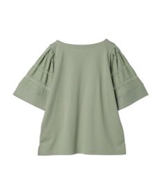 earth music&ecology フレア袖レースプルオーバー