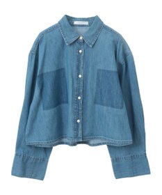 Green Parks ショート丈デニムシャツ